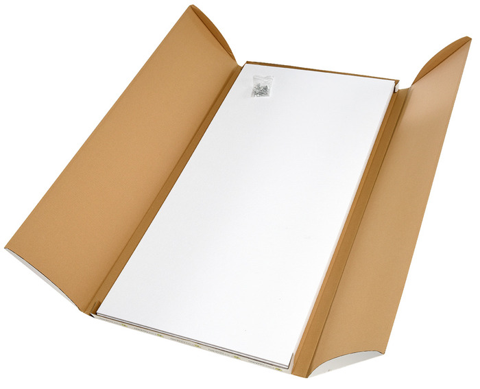 Loftplade FireGuard Polyester hvid 600 x 1200 x 9 mm